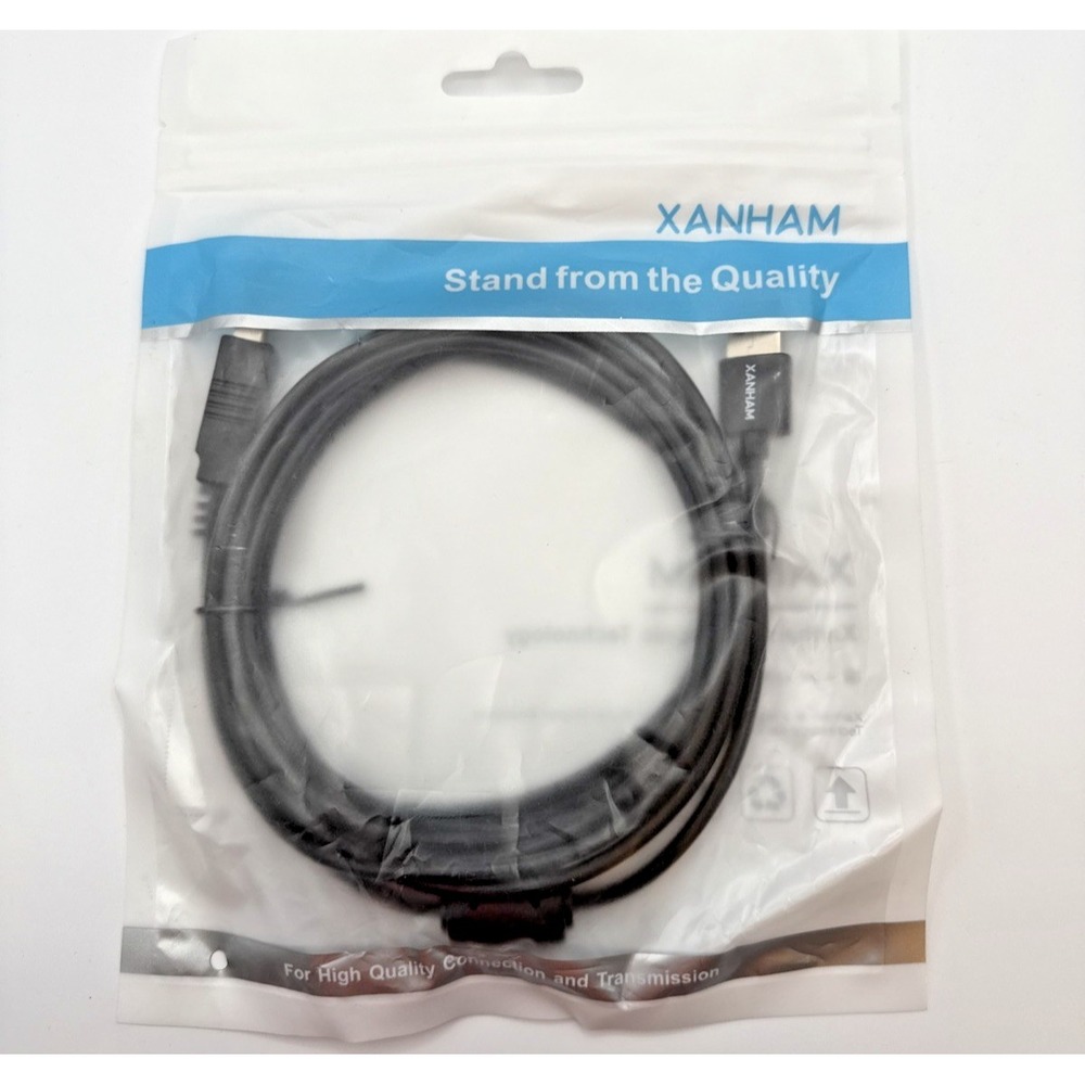 XANHAM USB‎ 2.0 A to B male to male black 9 feet